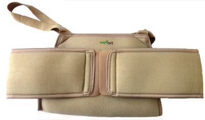 Wellon Universal Shoulder Immobilizer Shoulder Support (M, Beige)
