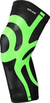 

BodyVine Ultra-Thin Plus Knee Support (XXL, Black, Green)