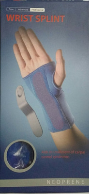

LP Support 725 Wrist Splint Right Hand Palm Support, Blue