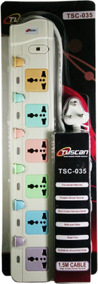 27% OFF on TUSCan 6 Switch Extension Box - 1.5 Meter Cord 6 Socket Extension Boards(White) 27% OFF on TUSCan 6 Switch Extension Box - 1.5 Meter Cord 6 Socket Extension Boards(White)