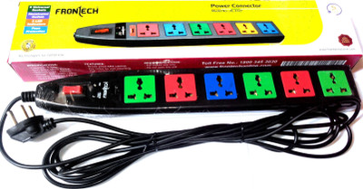 

Frontech Jil-3527 6 Socket Surge Protector(Multicolor)