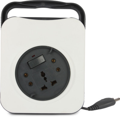 

Oxcord 2Pin 7Mtr Flex Box with Handle & 1 International Socket 3 Socket Surge Protector(Grey)