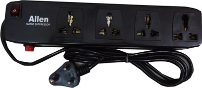 

Allen Surge Supressor Extension Cord 4 Socket Surge Protector(Black)