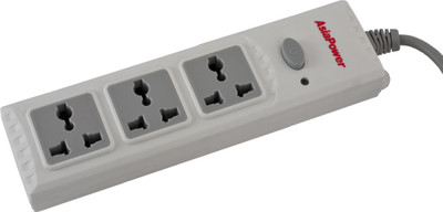 

Asia Power Socket 3 Socket Surge Protector(White)