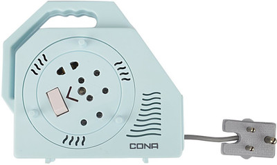 

Cona King Deluxe Extension Box 3 Pin 4 Mtr 3 Socket Surge Protector(White, Yellow, Blue)