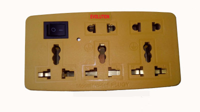 

Evolution Kart EXT005 5 Socket Surge Protector(Yellow)
