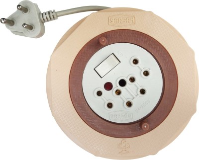 

Sargam Four Meter Extension Cord 4 Socket Surge Protector(Brown)