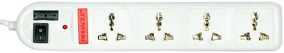

Pinnacle PA110Dx A 4 Socket Surge Protector(White)