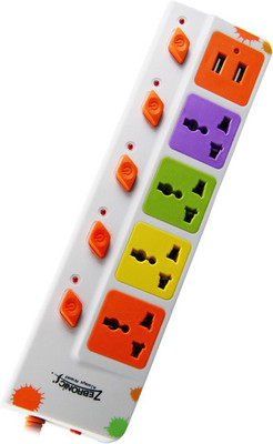 

Zebronics 4PS USB 4 Socket Surge Protector(White)