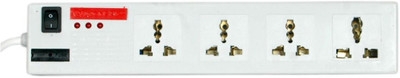 

Pinnacle PA112Dx A 4 Socket Surge Protector(White)