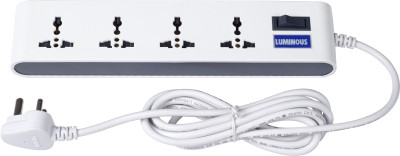 

Luminous Clara 4 Socket Surge Protector(White)