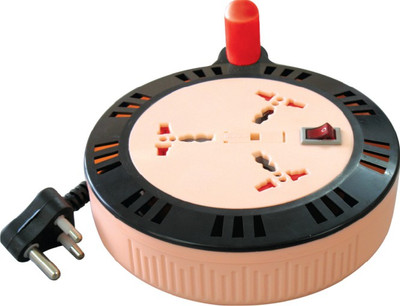

MX EXTENSION BOX WITH FUSE, CHILD SAFETY SHUTTER - 3 MTR'S 3 Socket Surge Protector(Black, Orange)
