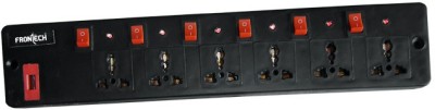 Frontech Spike 6  Socket Extension Boards(Black, 1.5 m)