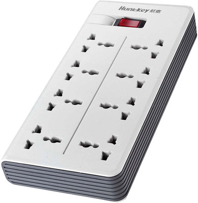 

Huntkey Power 8 Socket Surge Protector(White, Grey)