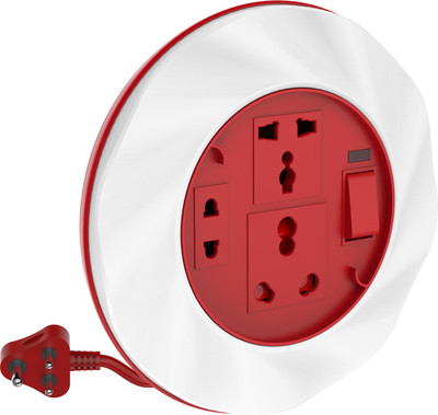 

Gold Medal Twister 16a 3 Socket Surge Protector(White, Red)