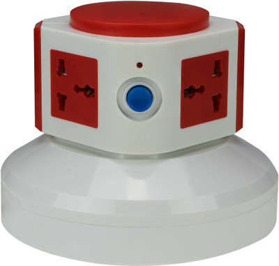 

ANNI CREATIONS Essential 4 Socket Surge Protector(White)
