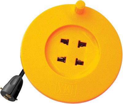 MX Power extension Reel with Universal Sockets 20 Meters Electrical cable  Surge Protector suppressor Fuse and Mov technology 3 Socket Extension  Boards Price in India - Buy MX Power extension Reel with