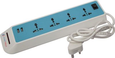 

Kampfield Usb Socket 6 Socket Surge Protector(Multicolor)