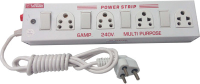 

VERSON ED1544VR 4 Socket Surge Protector(White)