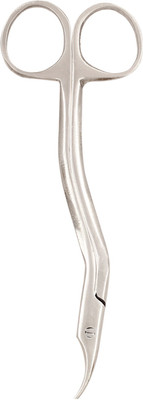 

Microsidd SUTURE CUTTING SCISSOR 6" inches Curved And Angled Dissecting Scissors(Sharp/Sharp Blades)