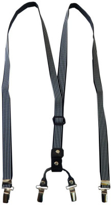 

Navaksha Y- Back Suspenders for Men(Black)