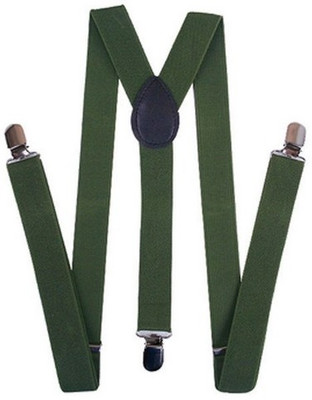 

A&S Y- Back Suspenders for Men(Green)