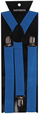 

Tiekart Y- Back Suspenders for Men(Blue)