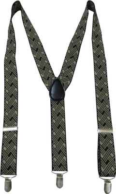 

Navaksha Y- Back Suspenders for Men(Grey, Black)