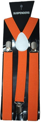 

Winsome Deal Y- Back Suspenders for Men(Orange)