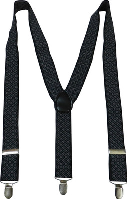 

Navaksha Y- Back Suspenders for Men(Grey, Black)