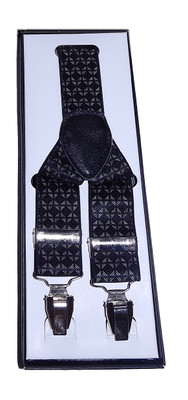 

Mentiezi Y- Back Suspenders for Men(Black)