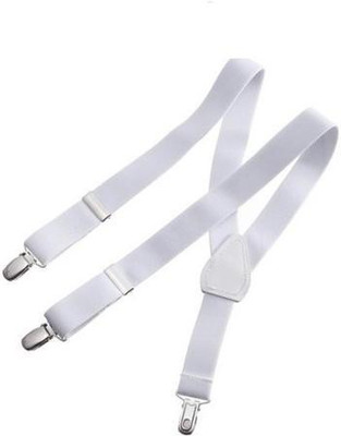 

Homeshopeez Y- Back Suspenders for Men, Boys(White)