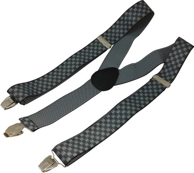 

Ammvi Creations Y- Back Suspenders for Men(Grey)