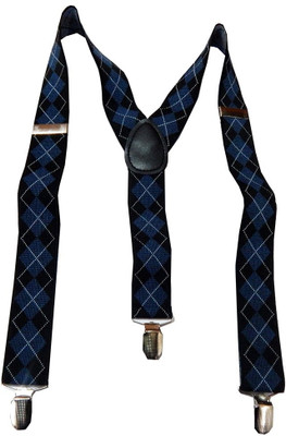 

Navaksha Y- Back Suspenders for Men(Black)