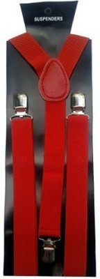 

Bacchus Y- Back Suspenders for Men(Red)
