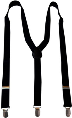 

Navaksha Y- Back Suspenders for Men(Black)