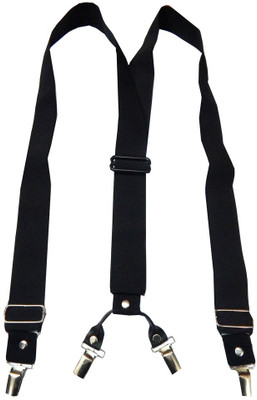

Navaksha Y- Back Suspenders for Men(Black)