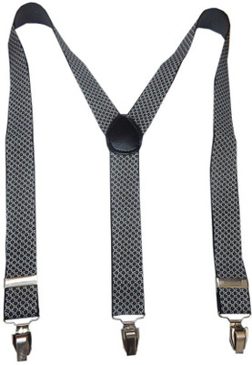 

Navaksha Y- Back Suspenders for Men(Black)