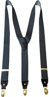 

Navaksha Y- Back Suspenders for Men(Black)