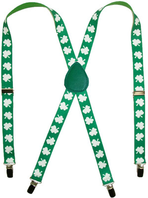 

Fancy Steps Y- Back Suspenders for Men(Green)