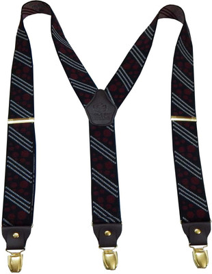 

Navaksha Y- Back Suspenders for Men(Maroon)
