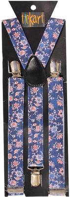 

Tiekart Y- Back Suspenders for Men(Blue)