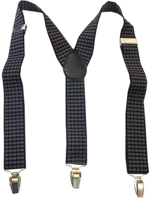 

Navaksha Y- Back Suspenders for Men(Black)
