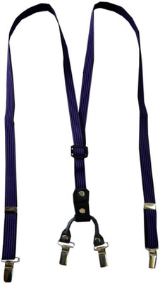 

Navaksha Y- Back Suspenders for Men(Purple)
