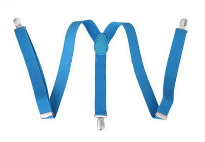 

A&S Y- Back Suspenders for Men(Blue)