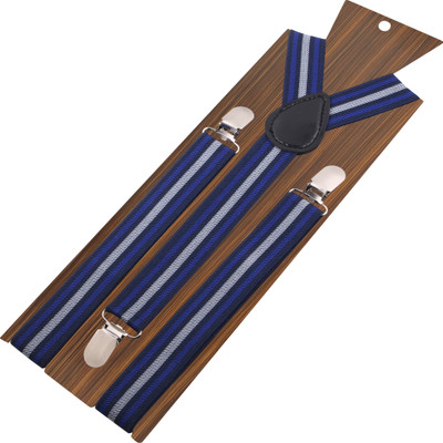 

Peluche Y- Back Suspenders for Men(Blue)