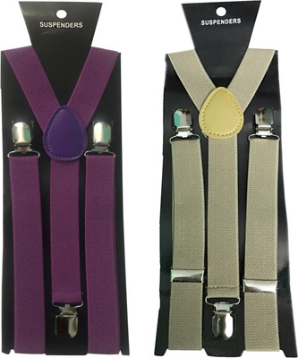 

AtYourDoor Y- Back Suspenders for Men(Multicolor)