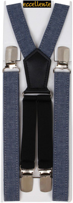 

Eccellente Y- Back Suspenders for Men, Women(Blue)