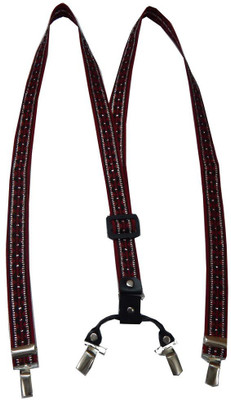 

Navaksha Y- Back Suspenders for Men(Maroon)