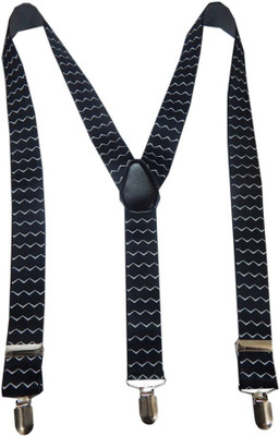

Navaksha Y- Back Suspenders for Men(Black)